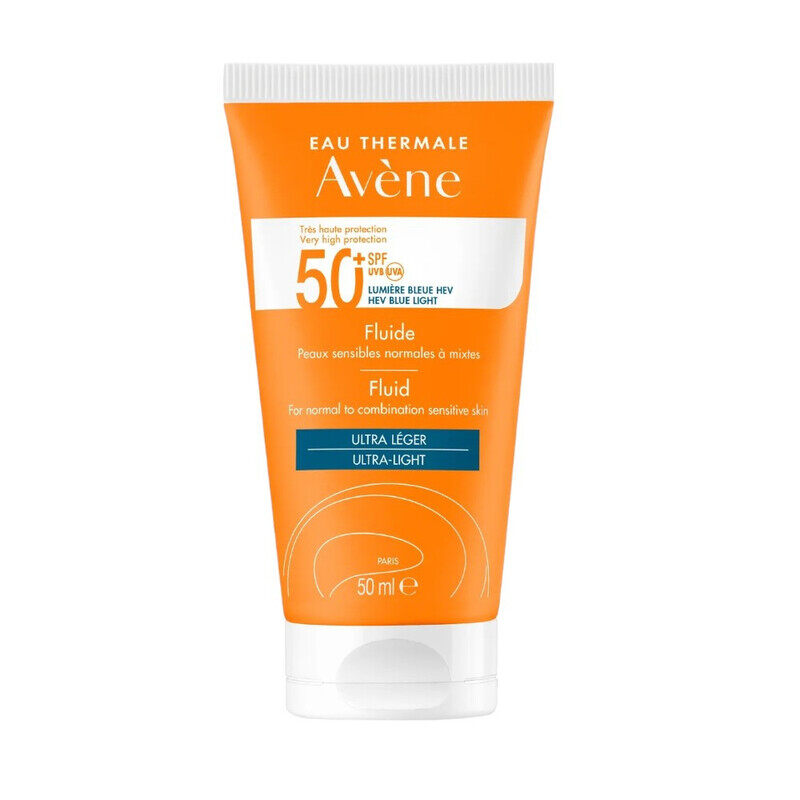 Avene Fluid Spf 50+ High Protection Sunscreen for Normal or Combination Skin 50 ml
Avene Fluid Spf 50+ High Protection Sunscreen for Normal or Combination Skin 50 ml