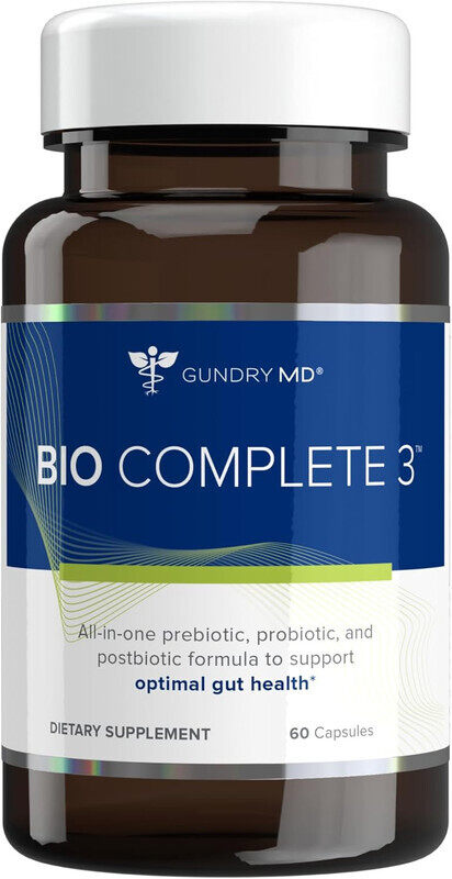 Vitamic Gundry MD Bio Complete 3, 3-in-1 Probiotics for Gut Health, Probiotic Supplements for Digestion, Supplement Supporting Bloating, Gas, Food Cravings, E
Vitamic Gundry MD Bio Complete 3, 3-in-1 Probiotics for Gut Health, Probiotic Supplements for Digestion, Supplement Supporting Bloating, Gas, Food Cravings, E