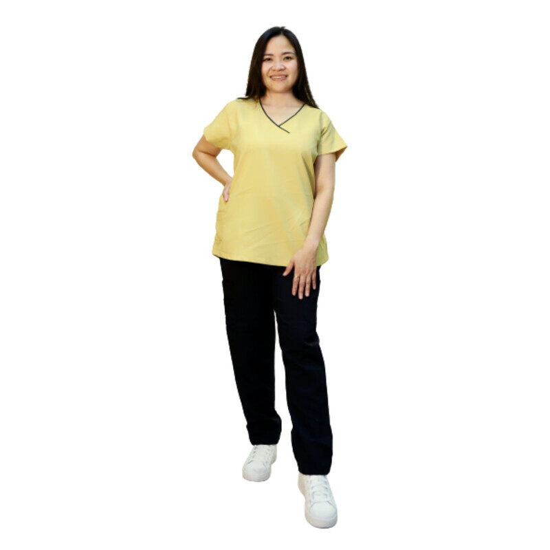 Other Veronica Premium Comfort Scrub Set for Healthcare Professionals and Nannies - MUSTARD / BLACK - Large
Other Veronica Premium Comfort Scrub Set for Healthcare Professionals and Nannies - MUSTARD / BLACK - Large