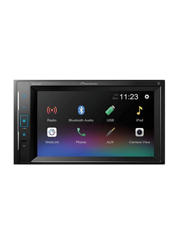 Pioneer DMH-A245BT 6.2" WVGA Clear Resistive Touchscreen with Weblink Mirroring, Black
Pioneer DMH-A245BT 6.2" WVGA Clear Resistive Touchscreen with Weblink Mirroring, Black