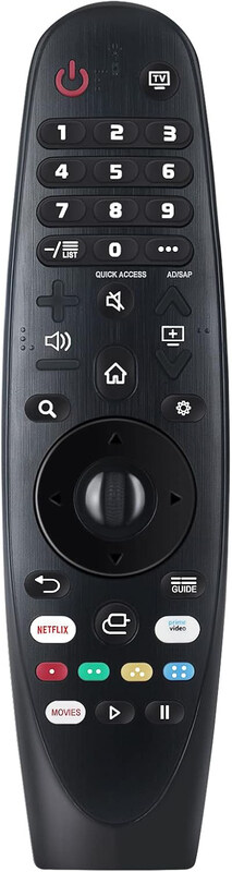 Perfascin Replacement Infrared IR Remote Control fit for LG 2020 Smart TV, AN-MR20GA, Black
Perfascin Replacement Infrared IR Remote Control fit for LG 2020 Smart TV, AN-MR20GA, Black