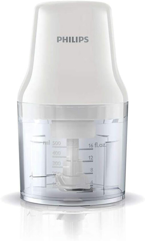 Philips 0.7L Daily Collection Chopper, International Version, 450W, HR1393/01, White
Philips 0.7L Daily Collection Chopper, International Version, 450W, HR1393/01, White