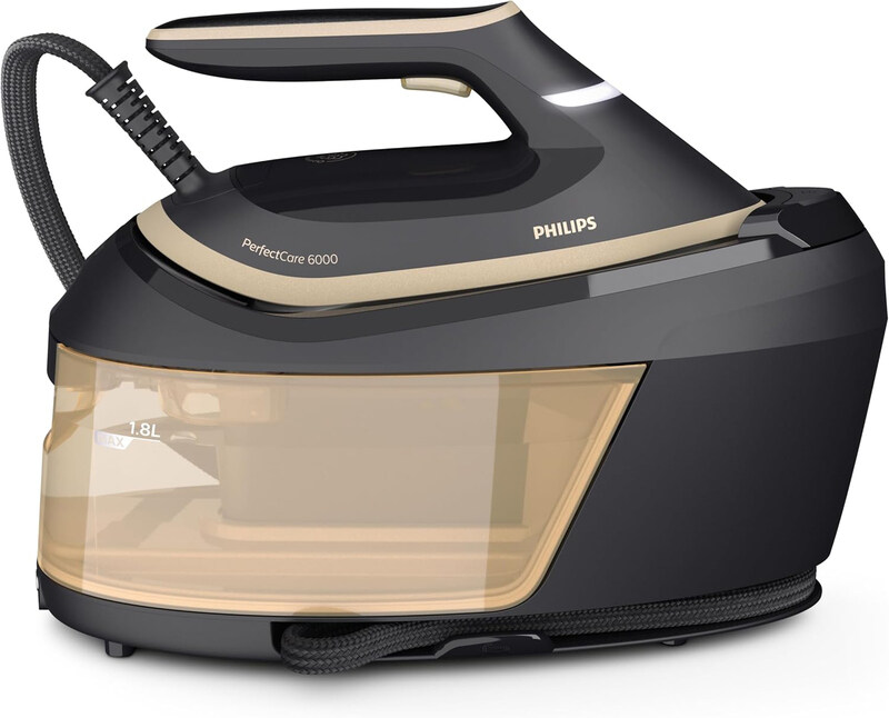 Philips 6000 Series PerfectCare Steam Generator Iron, 2400W, PSG6064/86, Black/Gold
Philips 6000 Series PerfectCare Steam Generator Iron, 2400W, PSG6064/86, Black/Gold