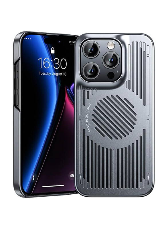 Benks Apple iPhone 15 Pro Max Magclap Biliz Cooling Mobile Phone Case Cover for Magnetic Suction Charging with Shell, Grey
Benks Apple iPhone 15 Pro Max Magclap Biliz Cooling Mobile Phone Case Cover for Magnetic Suction Charging with Shell, Grey