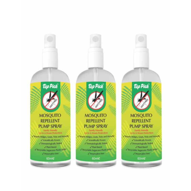 AS SEEN ON TV Combo Pack of 3 Long-Lasting Protection - The Best Family-Friendly Mosquito Repellent Pump Spray
AS SEEN ON TV Combo Pack of 3 Long-Lasting Protection - The Best Family-Friendly Mosquito Repellent Pump Spray