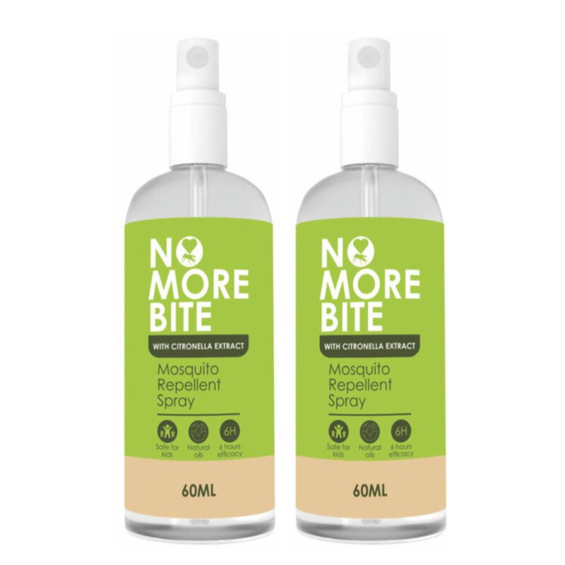 AS SEEN ON TV No More Bite - Mosquito Repellent with Citronella Extract Bundle of 2
AS SEEN ON TV No More Bite - Mosquito Repellent with Citronella Extract Bundle of 2