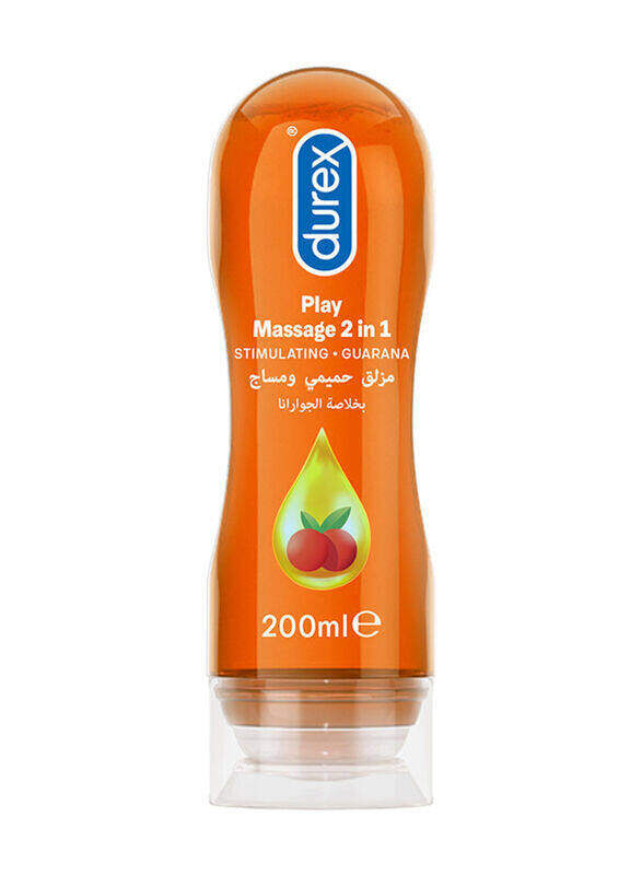 Durex Play Stimultrating Massage 2-in-1 Arousing Guarana Lubricant, Orange, 200ml
Durex Play Stimultrating Massage 2-in-1 Arousing Guarana Lubricant, Orange, 200ml