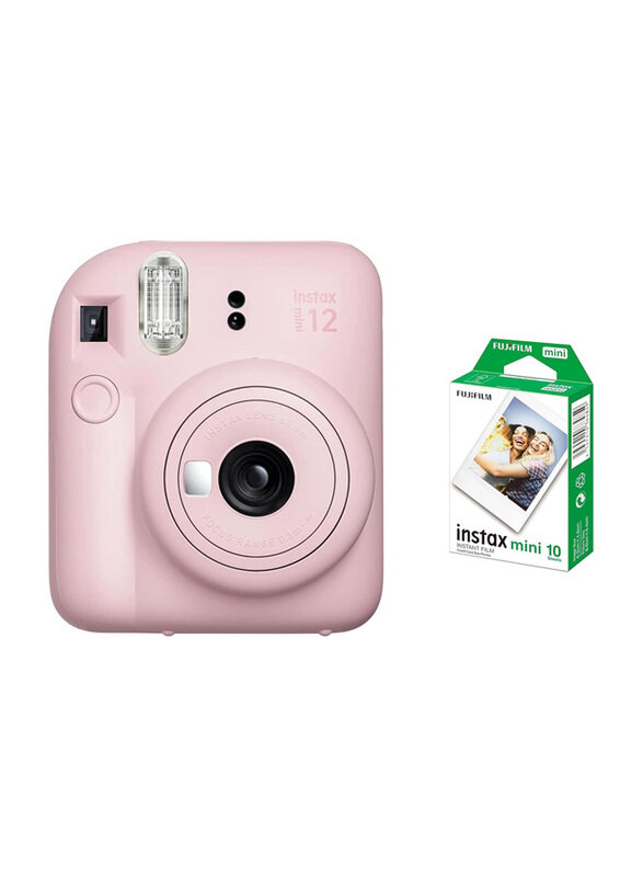 Fujifilm Instax Mini 12 Instant Film Camera with 1 Pack Film, 16 MP, Blossom Pink
Fujifilm Instax Mini 12 Instant Film Camera with 1 Pack Film, 16 MP, Blossom Pink