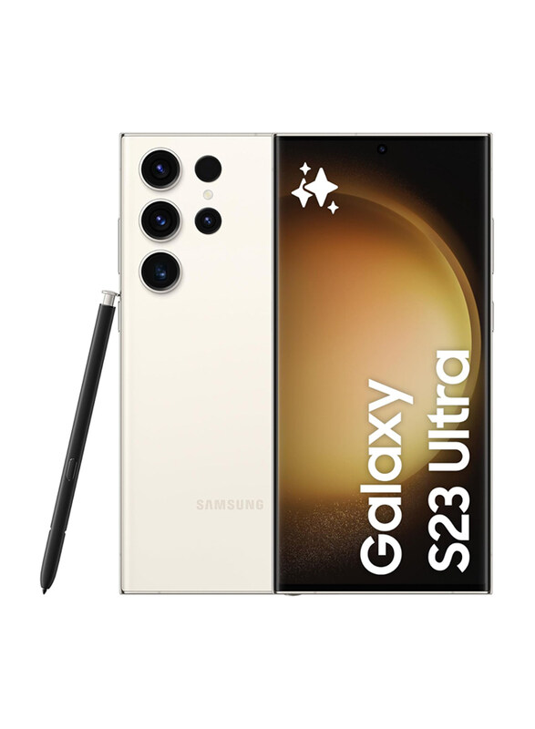 Samsung Galaxy S23 Ultra 256GB Cream, 8GB RAM, 5G, Dual SIM Smartphone, UAE Version
Samsung Galaxy S23 Ultra 256GB Cream, 8GB RAM, 5G, Dual SIM Smartphone, UAE Version