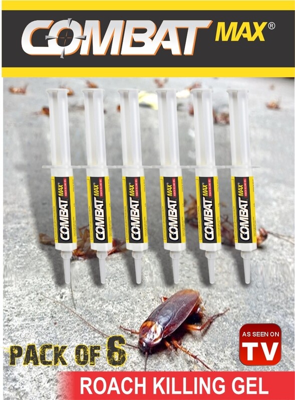 As Seen On TV Combat Max 10g Roach Gel Fast and LongLasting Roach Killer Pack Of 6
As Seen On TV Combat Max 10g Roach Gel Fast and LongLasting Roach Killer Pack Of 6