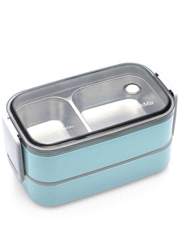 Stainless Steel Lunch Box - Insulated Bento Box Multifunctional-Containers Lunch Box Containers with 2 Compartments & Tableware(304 stainless steel 2
Stainless Steel Lunch Box - Insulated Bento Box Multifunctional-Containers Lunch Box Containers with 2 Compartments & Tableware(304 stainless steel 2