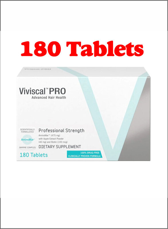 Viviscal Pro Professional Hair Growth Support Proven for Stronger Thicker Hair 180 Count PK1
Viviscal Pro Professional Hair Growth Support Proven for Stronger Thicker Hair 180 Count PK1