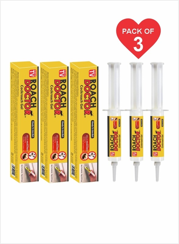 As Seen On TV Roach Doctor Gel Bait - Powerful Cockroach Control for Indoor & Outdoor Use Pack Of 3
As Seen On TV Roach Doctor Gel Bait - Powerful Cockroach Control for Indoor & Outdoor Use Pack Of 3