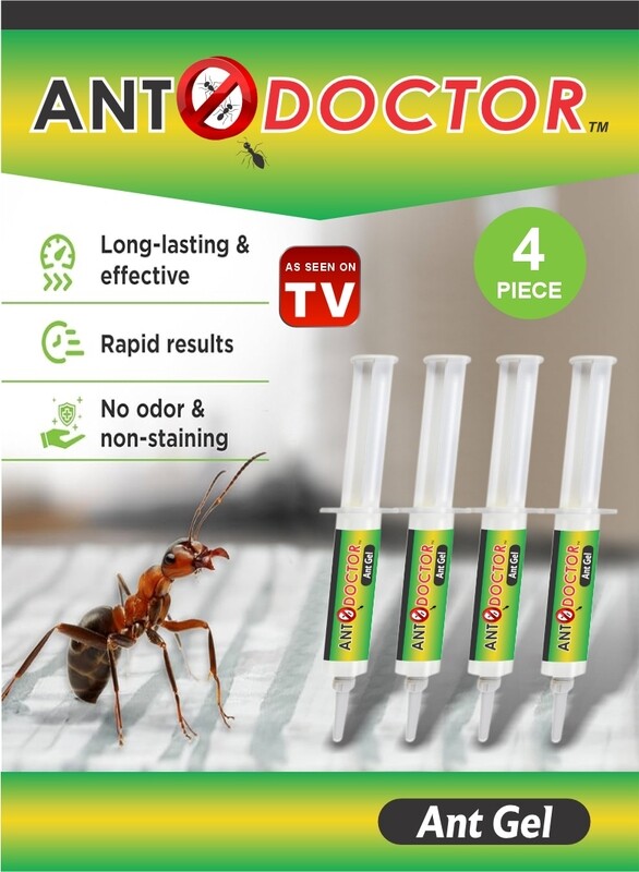 As Seen On TV Injection Type Ant Control Gel Ant Doctor’s Effective Formula 10g Pack Of 4
As Seen On TV Injection Type Ant Control Gel Ant Doctor’s Effective Formula 10g Pack Of 4
