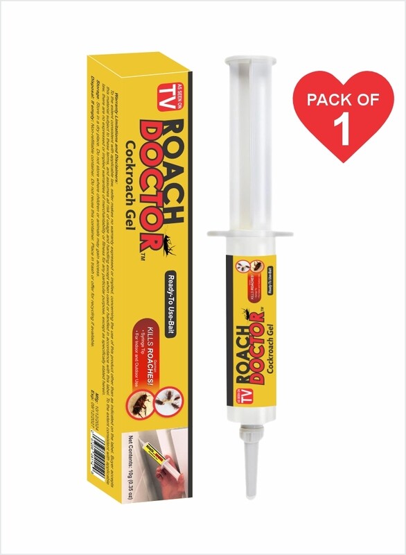 As Seen On TV Roach Doctor Cockroach Gel Bait - Indoor & Outdoor Roach Killer with Syringe Applicator
As Seen On TV Roach Doctor Cockroach Gel Bait - Indoor & Outdoor Roach Killer with Syringe Applicator