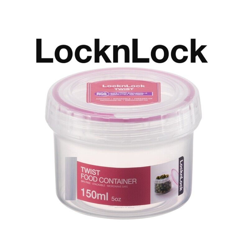 Lock & Lock LocknLock Twist Food Container 150ml - BPA-Free, Airtight Seal, Freezer and Dishwasher Safe for Versatile Storage
Lock & Lock LocknLock Twist Food Container 150ml - BPA-Free, Airtight Seal, Freezer and Dishwasher Safe for Versatile Storage