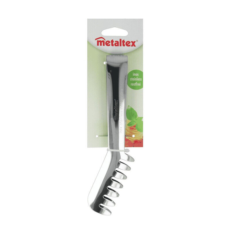 Metaltex Stainless Steel Spaghetti Tongs with 7 Teeth (19cm) - Easy Grip & Dishwasher Safe
Metaltex Stainless Steel Spaghetti Tongs with 7 Teeth (19cm) - Easy Grip & Dishwasher Safe