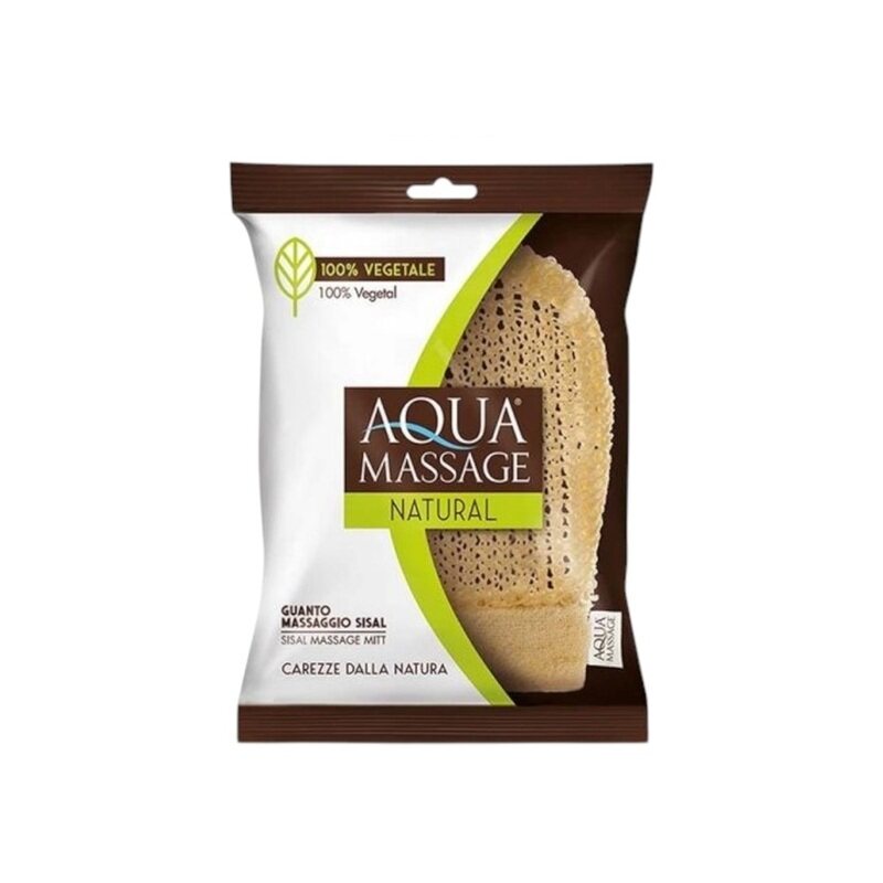 Aqua Massage Guanto Sisal Glove - Natural Sisal Fiber Exfoliator for Circulation and Skin Firming
Aqua Massage Guanto Sisal Glove - Natural Sisal Fiber Exfoliator for Circulation and Skin Firming