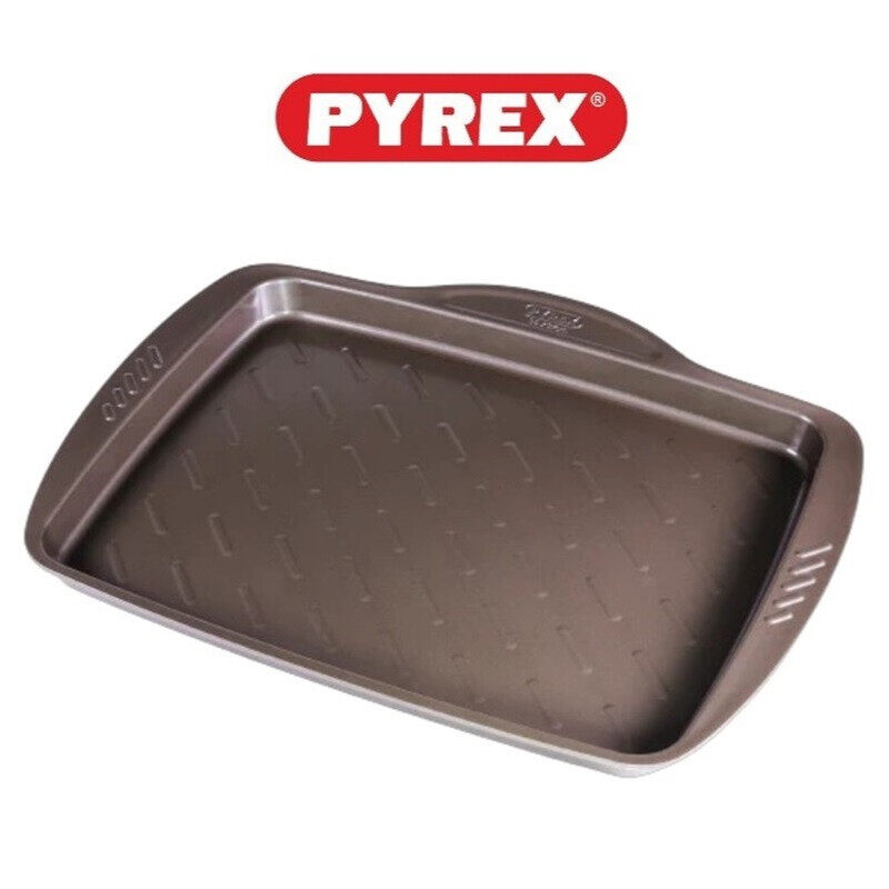 Pyrex Asimetria Non-Stick Oven Tray, 35x27cm - Durable, Stylish & Easy-to-Clean Baking Tray
Pyrex Asimetria Non-Stick Oven Tray, 35x27cm - Durable, Stylish & Easy-to-Clean Baking Tray