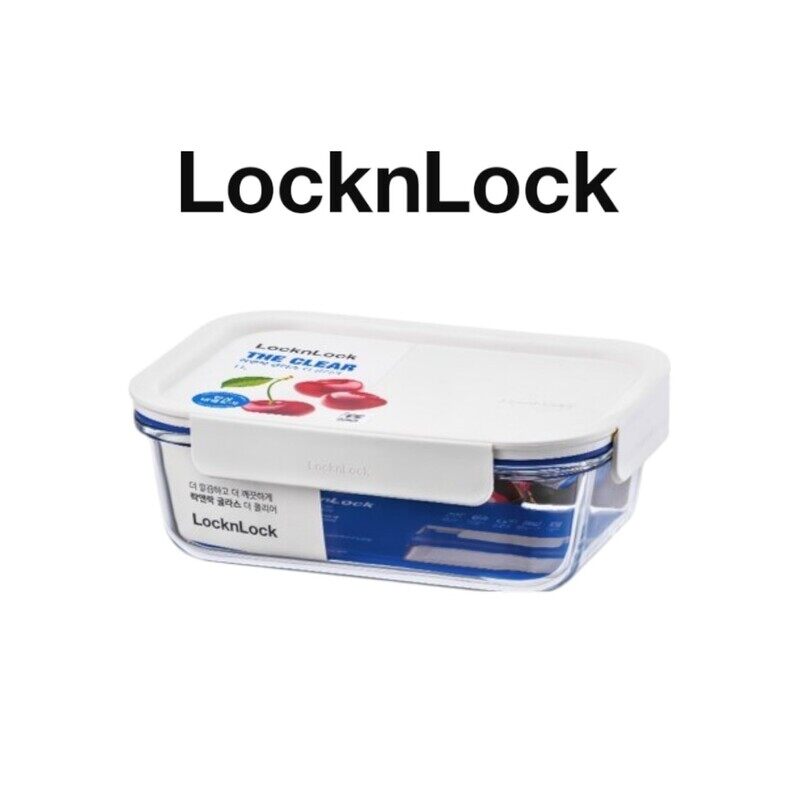 LocknLock Clear Glass Rectangular 630ml White - Durable, Airtight, Heat-Resistant Food Storage Container
LocknLock Clear Glass Rectangular 630ml White - Durable, Airtight, Heat-Resistant Food Storage Container