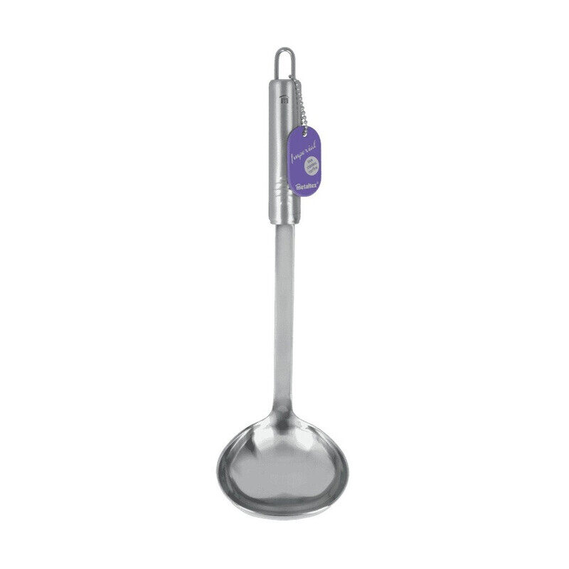 Metaltex Imperial Soup Ladle 31cm - Stainless Steel with Ergonomic Handle, Beginner Series
Metaltex Imperial Soup Ladle 31cm - Stainless Steel with Ergonomic Handle, Beginner Series