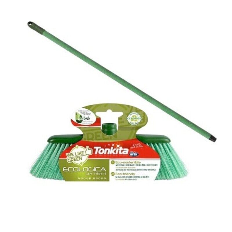 Tonkita TK670 Eco Indoor Broom with Stick - Recycled Materials, Durable Design for Effective Sweeping
Tonkita TK670 Eco Indoor Broom with Stick - Recycled Materials, Durable Design for Effective Sweeping
