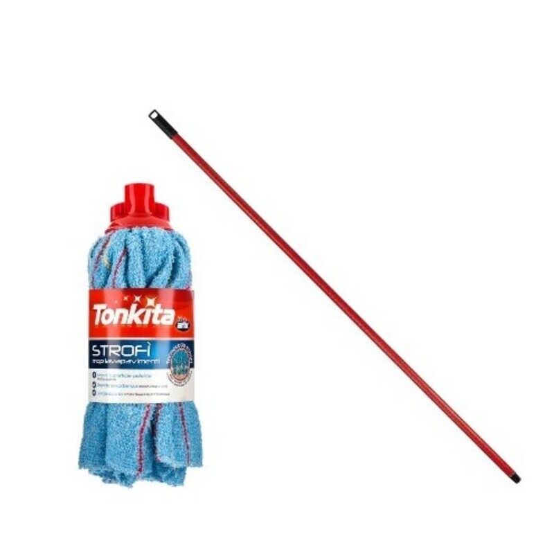 Tonkita TK022R Floor Mop Strofi with Stick - Effortless Cleaning and Superior Absorbency for Sparkling Floors
Tonkita TK022R Floor Mop Strofi with Stick - Effortless Cleaning and Superior Absorbency for Sparkling Floors