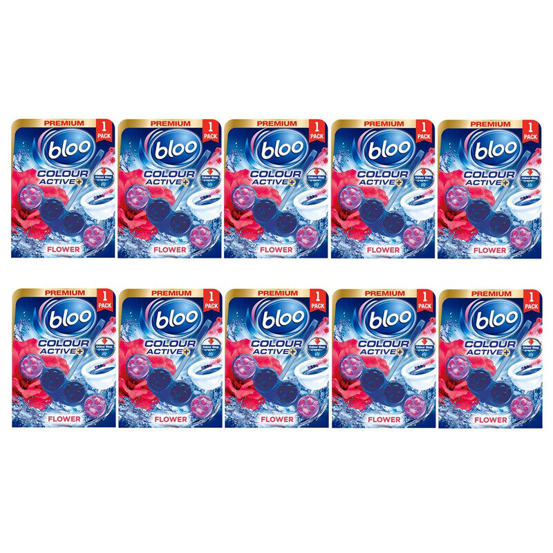 Bloo Power Active Balls Flowers - PACK of 10 - 4-in-1 Toilet Rim Block with Cleaning Foam, Anti-Limescale Protection, and Long-Lasting Freshness
Bloo Power Active Balls Flowers - PACK of 10 - 4-in-1 Toilet Rim Block with Cleaning Foam, Anti-Limescale Protection, and Long-Lasting Freshness
