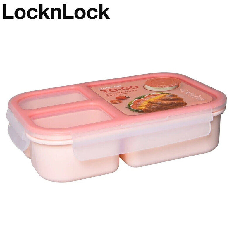 Lock & Lock LocknLock To Go Lunchbox 980ml Pink - Leak-Proof, Compact, Microwave Safe
Lock & Lock LocknLock To Go Lunchbox 980ml Pink - Leak-Proof, Compact, Microwave Safe