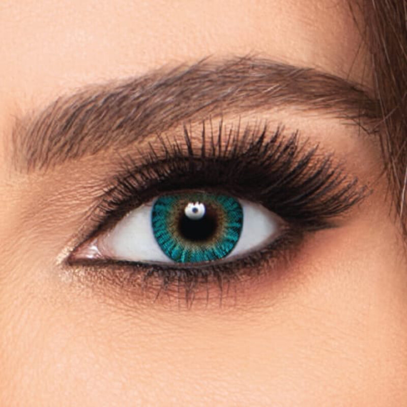 Freshlook ColorBlends Turquoise Monthly Disposable Pack Of 2, Colored Contact Lenses, Unisex, Cosmetic, Green Contact Lenses
Freshlook ColorBlends Turquoise Monthly Disposable Pack Of 2, Colored Contact Lenses, Unisex, Cosmetic, Green Contact Lenses