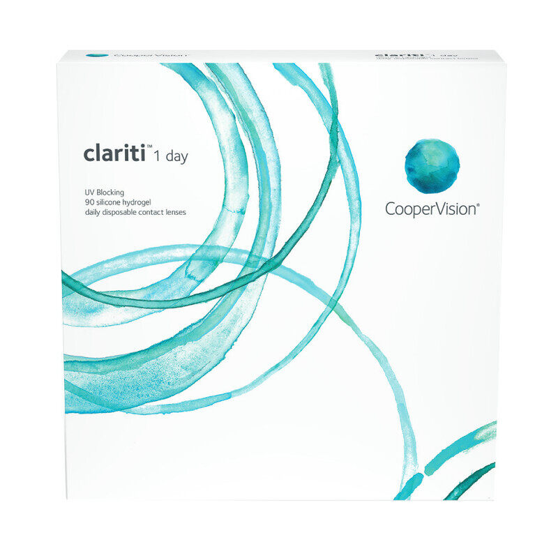 Cooper Vision Clariti 1 Day 90 Pack, Daily Disposable Contact Lenses, Clear Contact Lenses
Cooper Vision Clariti 1 Day 90 Pack, Daily Disposable Contact Lenses, Clear Contact Lenses