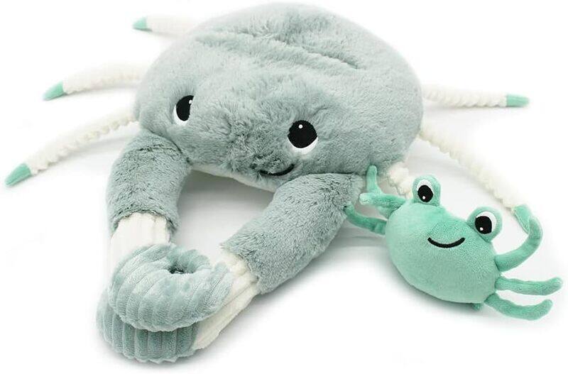 Les Deglingos Cassecou the Crab Mum & Baby Plush Toy - Soft & Cuddly Mint, 72 cm Plush with Hidden Baby Crab, Perfect for Kids & Nursery Decor
Les Deglingos Cassecou the Crab Mum & Baby Plush Toy - Soft & Cuddly Mint, 72 cm Plush with Hidden Baby Crab, Perfect for Kids & Nursery Decor