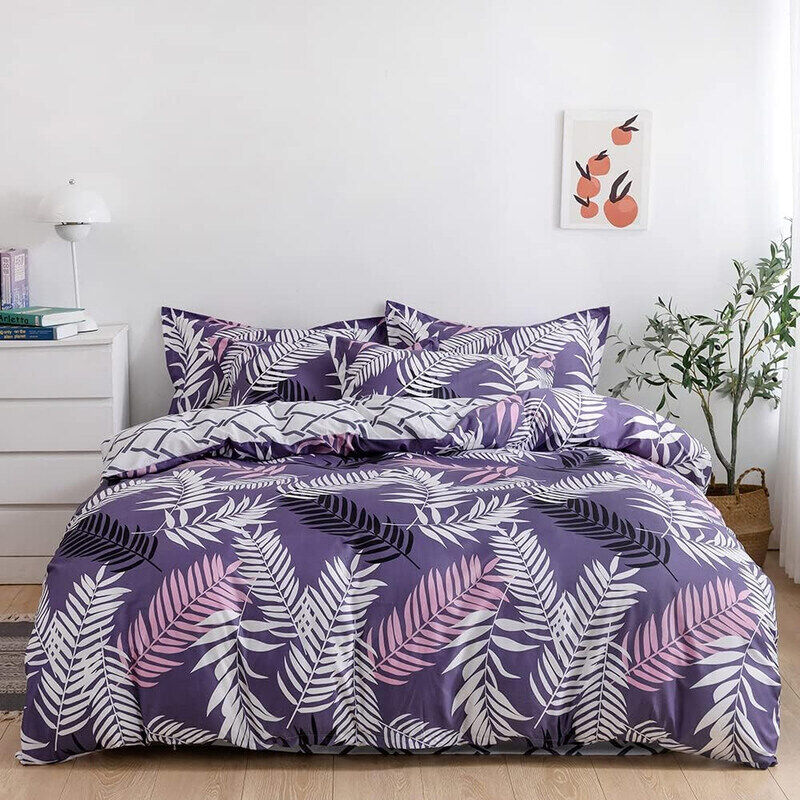 Aceir 6-Piece Microfiber Fika Duvet Cover Set, 1 Duvet Cover 200 x 230cm + 1 Flat Sheet 220 x 280cm, 4 Pillow Cases 48 x 74cm, Double, Multicolour
Aceir 6-Piece Microfiber Fika Duvet Cover Set, 1 Duvet Cover 200 x 230cm + 1 Flat Sheet 220 x 280cm, 4 Pillow Cases 48 x 74cm, Double, Multicolour