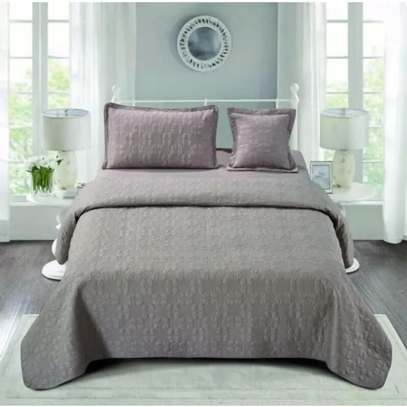 Aceir 4-Piece Solid Embroidery Compressed Comforter/Quilt/Bedspread Set, 1 Comforter + 1 Fitted Sheet + 1 Small Pillow Case + 1 Large Pillow Case, Sin
Aceir 4-Piece Solid Embroidery Compressed Comforter/Quilt/Bedspread Set, 1 Comforter + 1 Fitted Sheet + 1 Small Pillow Case + 1 Large Pillow Case, Sin