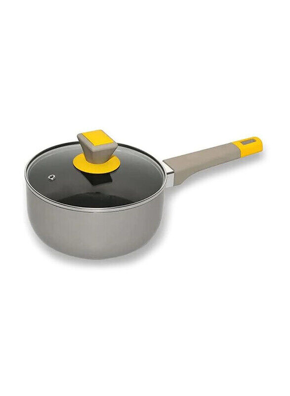 Classy Touch 16cm Non-Stick Sauce Pan With Glass Lid, Ct1709, 16x16x33 cm, Multicolour
Classy Touch 16cm Non-Stick Sauce Pan With Glass Lid, Ct1709, 16x16x33 cm, Multicolour