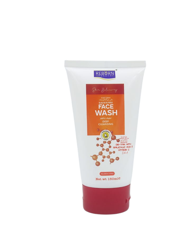 Reborn Beauty Face Wash D-Tan- Face Wash With Salicylic Acid & Vitamin C Sulfate Free 150 Ml 24Pcs/Ctn
Reborn Beauty Face Wash D-Tan- Face Wash With Salicylic Acid & Vitamin C Sulfate Free 150 Ml 24Pcs/Ctn