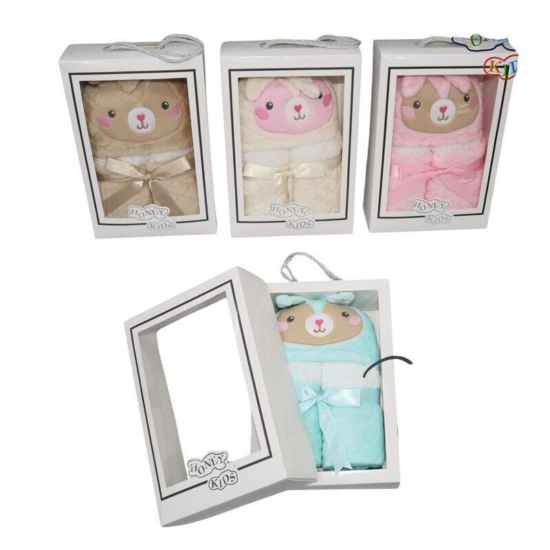 Honey Kids Baby Blanket Gift Set 12 Pack (3 Pcs Each in 4 Colours) Plush Blanket 85x100 cm
Honey Kids Baby Blanket Gift Set 12 Pack (3 Pcs Each in 4 Colours) Plush Blanket 85x100 cm