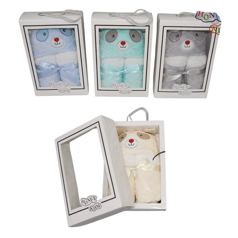 Honey Kids Baby Blanket Gift Set 12 Pack 3 Pcs Each in 4 Colors Soft Plush 85x100 cm Newborn Blanket
Honey Kids Baby Blanket Gift Set 12 Pack 3 Pcs Each in 4 Colors Soft Plush 85x100 cm Newborn Blanket