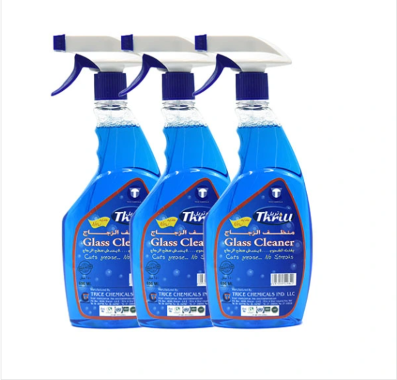 Thrill Professional Grade Glass Cleaner Spray 650ML Pack of 3 Streak-Free Shine Fast Drying Multi-Surface Use
Thrill Professional Grade Glass Cleaner Spray 650ML Pack of 3 Streak-Free Shine Fast Drying Multi-Surface Use