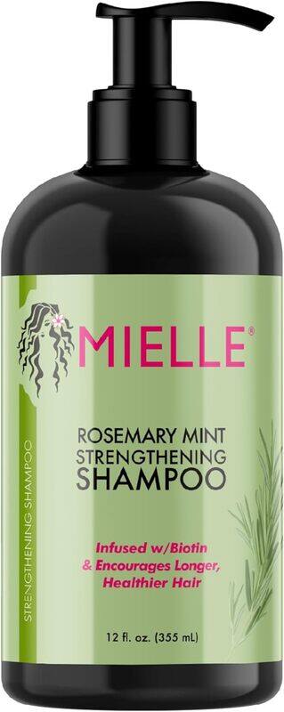 Mielle Organics Rosemary Mint Strengthening Shampoo Infused with Biotin, Cleanses and Helps Strengthen Weak and Brittle Hair, 12 Ounces
Mielle Organics Rosemary Mint Strengthening Shampoo Infused with Biotin, Cleanses and Helps Strengthen Weak and Brittle Hair, 12 Ounces