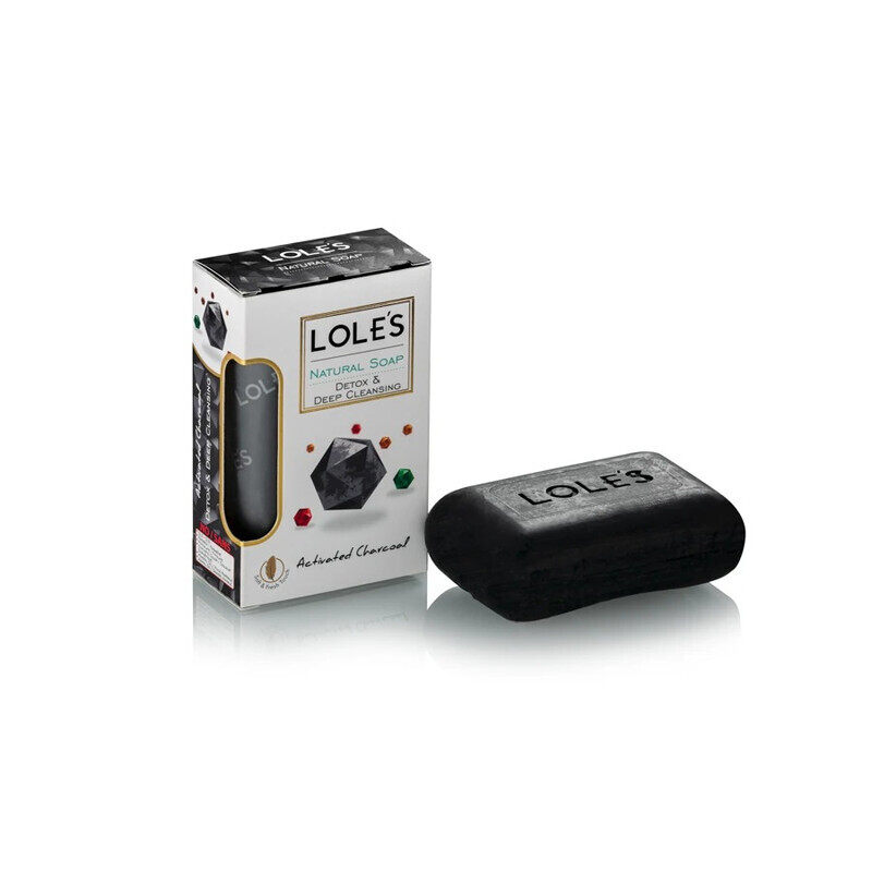 LOLE'S Luxury Pure Natural Soap, Activated Charcoal Beauty Bar, Vitamin E, SLS-Free, Crisp & Fresh Touch, 100% Vegetable, No Animal Fat 150g
LOLE'S Luxury Pure Natural Soap, Activated Charcoal Beauty Bar, Vitamin E, SLS-Free, Crisp & Fresh Touch, 100% Vegetable, No Animal Fat 150g