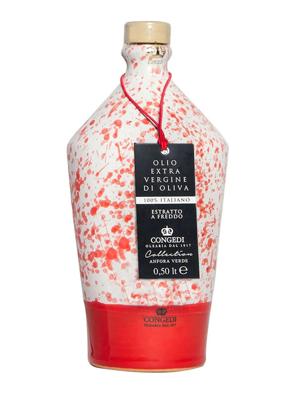 Congedi - 100% Italian Extra Virgin Olive Oil Amphora Gift Collection, Line Red, 500ml
Congedi - 100% Italian Extra Virgin Olive Oil Amphora Gift Collection, Line Red, 500ml