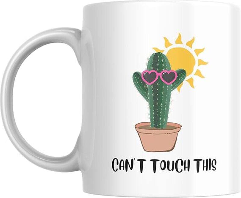 SIESTASAFARI Funny Can't Touch This Cactus Coffee Mug, 11oz, Gift for Plant Lover, Cactus Fan, Men, Women, Family, Friend, Colleague
SIESTASAFARI Funny Can't Touch This Cactus Coffee Mug, 11oz, Gift for Plant Lover, Cactus Fan, Men, Women, Family, Friend, Colleague