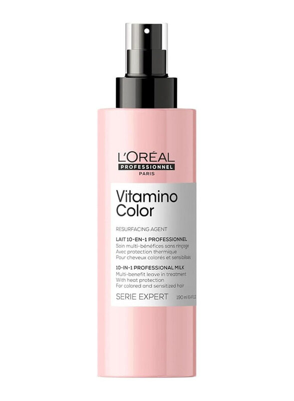 L'oreal Paris Professional Vitamino Colour Multi-benefit Leave in Treatment for All Hair Types, 190ml
L'oreal Paris Professional Vitamino Colour Multi-benefit Leave in Treatment for All Hair Types, 190ml