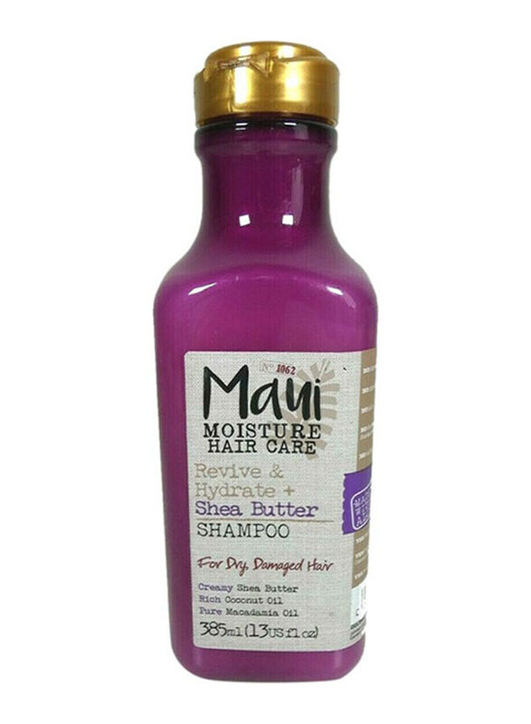 Maui Moisture Revive And Hydrate + Shea Butter Shampoo for All Hair Types, 385ml
Maui Moisture Revive And Hydrate + Shea Butter Shampoo for All Hair Types, 385ml