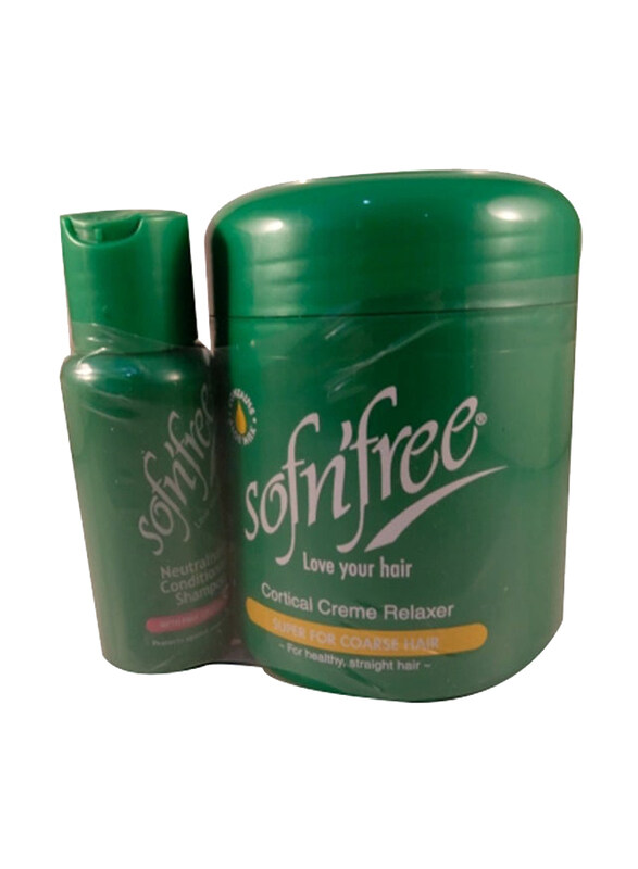 Sofn'free Cortical Creme Relaxer and Neutralising Shampoo Set for All Hair Types
Sofn'free Cortical Creme Relaxer and Neutralising Shampoo Set for All Hair Types