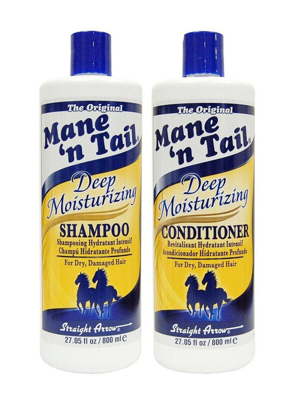 Mane 'N Tail Deep Moisturizing Shampoo And Conditioner Set for All Hair Types, 800ml
Mane 'N Tail Deep Moisturizing Shampoo And Conditioner Set for All Hair Types, 800ml