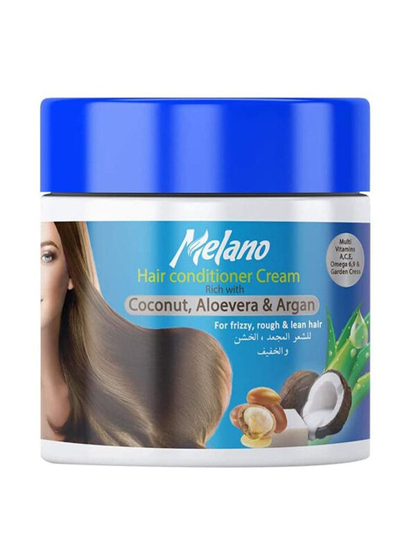 Melano Hair Conditioner Cream with Coconut Aloe Vera & Argan for Frizzy Hair, 500gm
Melano Hair Conditioner Cream with Coconut Aloe Vera & Argan for Frizzy Hair, 500gm