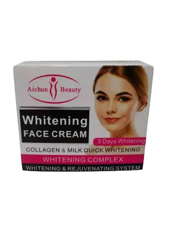 Aichun Beauty Collagen, Milk Quick Whitening Complex & Rejuvenating System Whitening Face Cream, 80ml
Aichun Beauty Collagen, Milk Quick Whitening Complex & Rejuvenating System Whitening Face Cream, 80ml