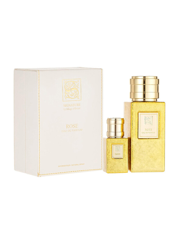 Signature 2-Piece Rose Set for Women, 100ml EDP Perfume, 15ml Refillable EDP Perfume
Signature 2-Piece Rose Set for Women, 100ml EDP Perfume, 15ml Refillable EDP Perfume